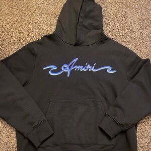 AMIRI Black Knitwear with Silver Accents